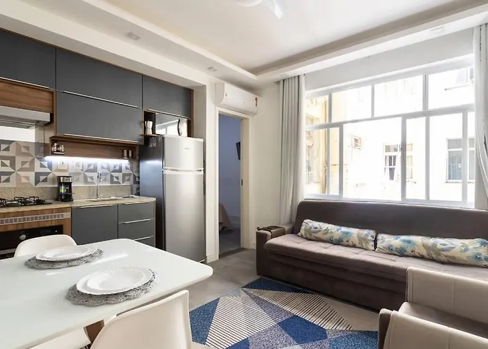 Apartamento 1 Quarto A 4 Min Da Praia - Copacabana Rio de Janeiro